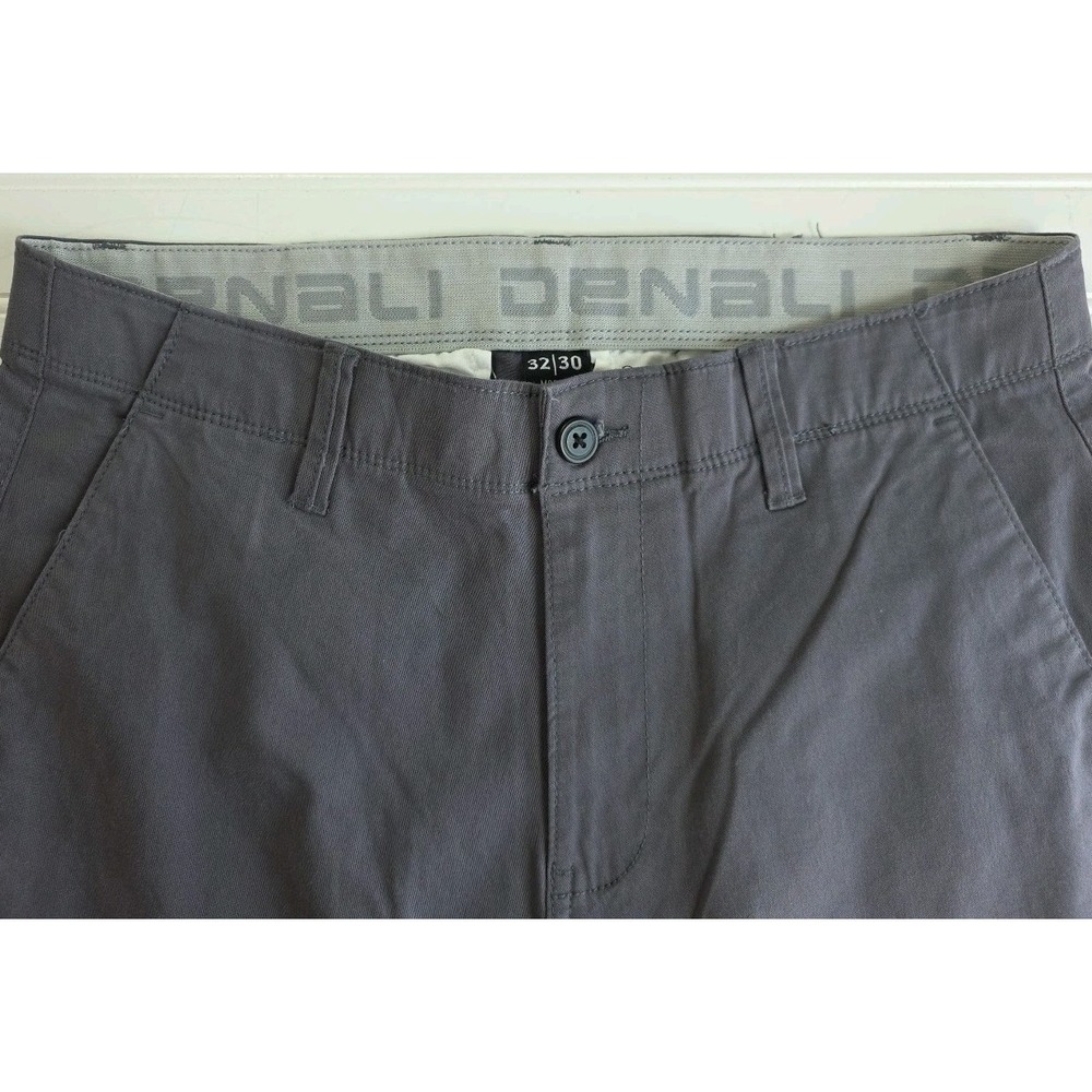 Members Mark Denali Straight Fit Pants Mens 32X30 Gray Performance Stretch